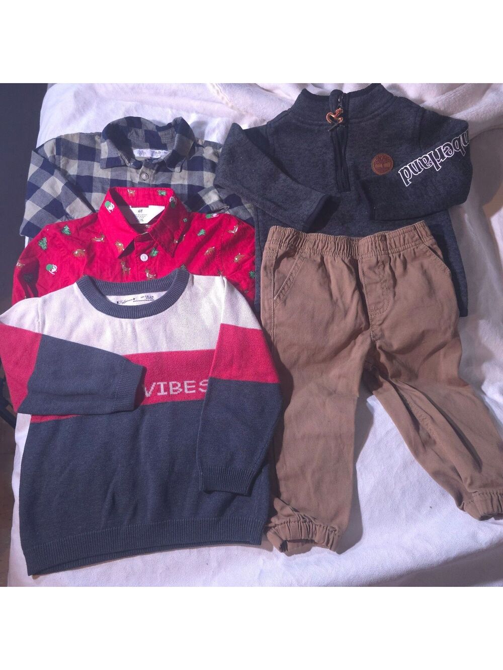 Toddler Boys 5-Piece Clothing Set - Timberland, H&M, Zara & More, Size 18-24M
